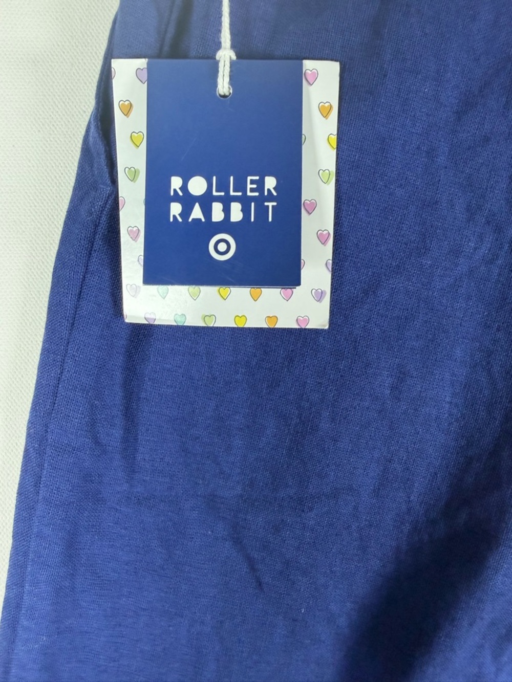 Roller Rabbit x Target Women's Scalloped Hem Drawstring Pants - Navy Blue - M - Picture 11 of 17